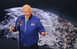 US astronaut Buzz Aldrin