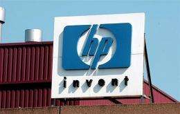 US computer giant Hewlett-Packard reported a 17-percent fall in quarterly net profit