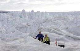 Warming ocean melts Greenland glaciers (AP)