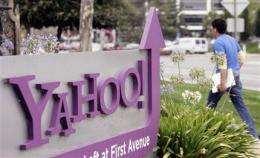 Yahoo slump eases as 3Q profit more than triples (AP)