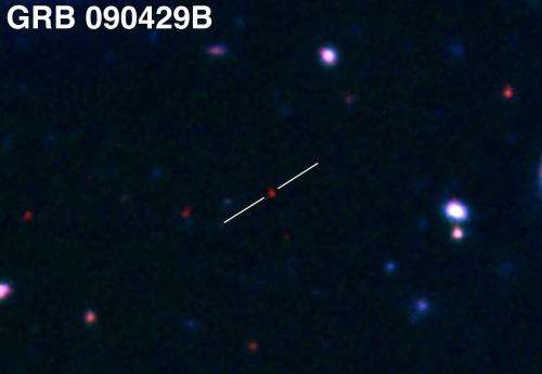 New candidate for most distant object in universe