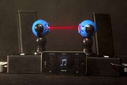 BYU electrical engineers use light to beam songs across a room