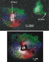 Duo of big telescopes probes the depths of binary star formation