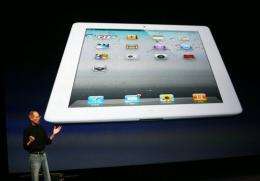 iPad 2 is one-third thinner, nearly 15 percent lighter and faster than the model released last April