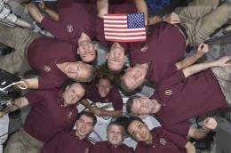 Last space shuttle crew bids historic goodbye (AP)