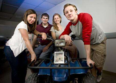 Virginia Tech students develop child-proof ignition safety lock for adult-sized ATVs