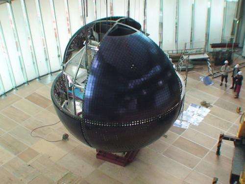Mitsubishi electric installs 6-Meter OLED globe at science museum