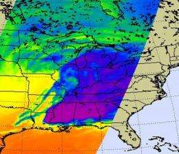 NASA and other satellites keeping busy with this week's severe weather