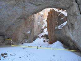 Newly discovered natural arch in Afghanistan one of world's largest