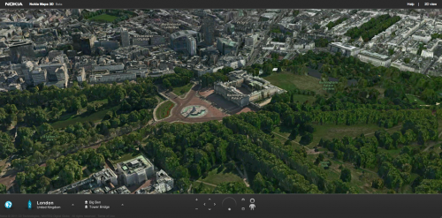 Nokia Maps set the 3D world on fire, with heat maps