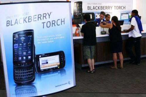 Research in Motion announced plans for five new BlackBerry smartphones