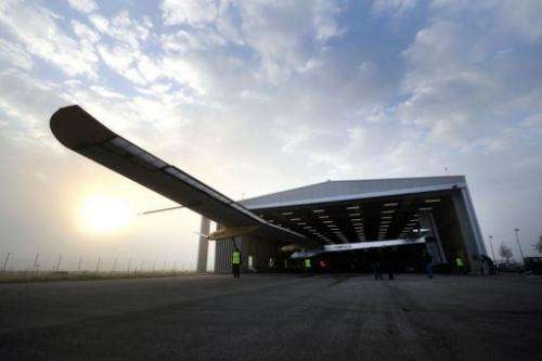 Solar Impulse HB-SIA has the wingspan of a large airliner but weighs no more than a saloon car