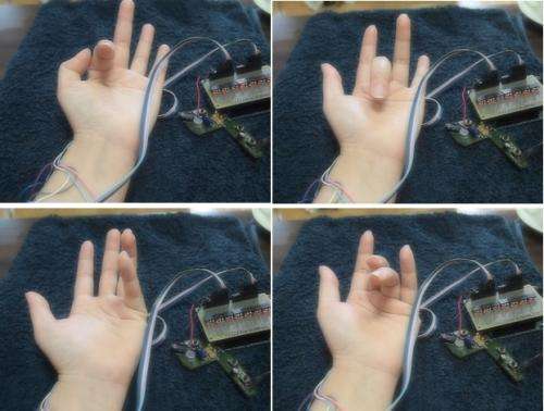 Technology group develops device to move your fingers for you