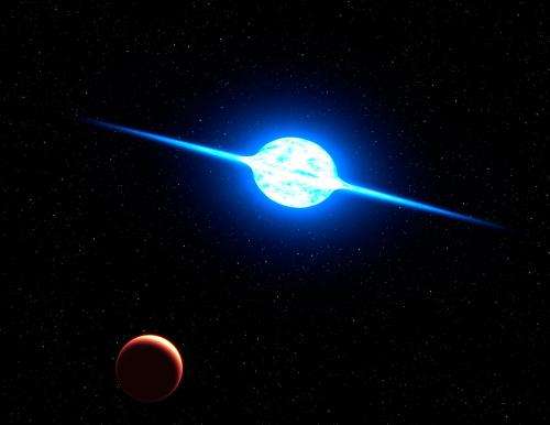 VLT finds fastest rotating star