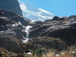 Melting glaciers signal climate change in Bolivia 