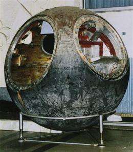 1961 Soviet space capsule selling at NYC auction (AP)