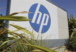 Hewlett-Packard reports higher 3Q earnings (AP)