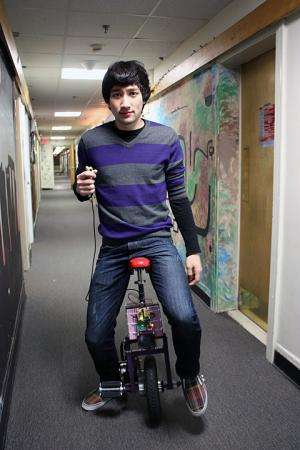 MIT student builds very cool partly self-balancing electric unicycle