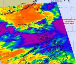NASA sees Tropical Storm Meari headed for North Korea landfall