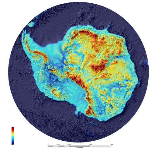 New map reveals what lies beneath the frozen continent