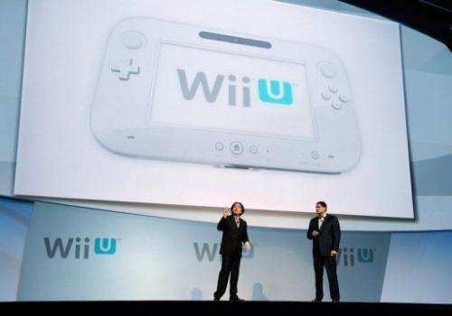 The unveiling of the new game console Wii U at the Electronic Entertainment Expo in Los Angeles