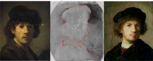 X-ray techniques help art historians verify Rembrandt sketch