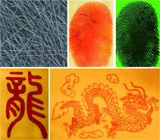 Caught red-handed: Detection of latent fingerprints through release of fluorescein from a nanofiber mat
