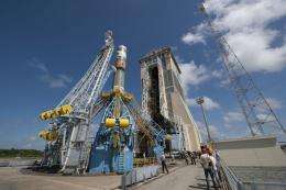 First Soyuz almost ready for launch from French Guiana