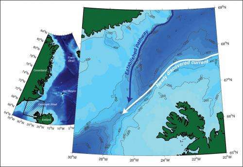 Researchers discover Icelandic current, change North Atlantic climate picture