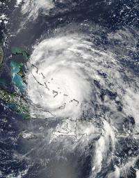 NASA satellites Hurricane Irene almost one-third the size of US east coast
