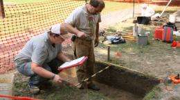 Archaeologists discover brick foundations near Wren Building