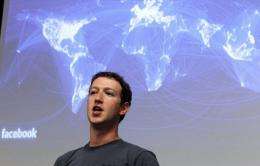 Facebook CEO Mark Zuckerberg speaks during a news conference at Facebook headquarters in July