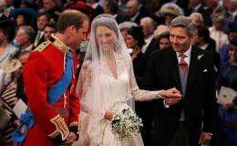 Prince William and Kate, now the Duke and Duchess of Cambridge, as they marry.