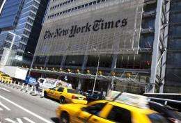 The New York Times Company said it lost $120 million in the second quarter