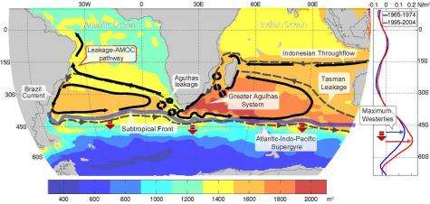 Agulhas leakage fueled by global warming could stabilize Atlantic overturning circulation