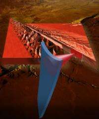 Researchers demonstrate earthquake friction effect at the nanoscale