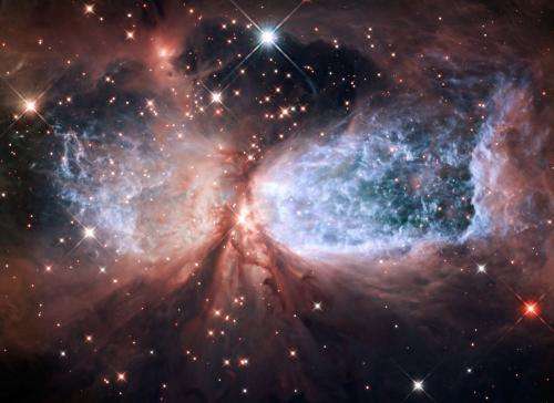Hubble serves up a holiday snow angel