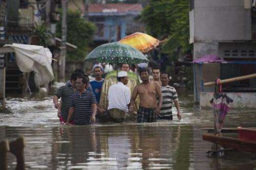 About 1.5 million hectares (3.7 million acres) of paddy fields in Thailand, Vietnam, Cambodia and Laos have been flooded