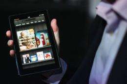 Amazon reported it had sold well over one million Kindle devices in the past three weeks
