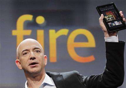 Amazon unveils $199 Kindle Fire tablet (AP)