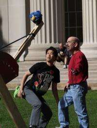 Angry Birds Comes to Life on MIT Quad