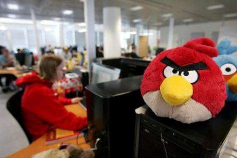 "Angry Birds" mobile phone game launched a small Finnish software company into worldwide fame