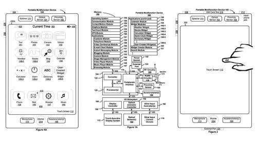 Apple granted smartphone touchscreen patent