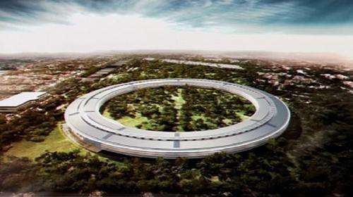 Apple is hoping to break ground next year on a new campus designed to resemble a huge spaceship