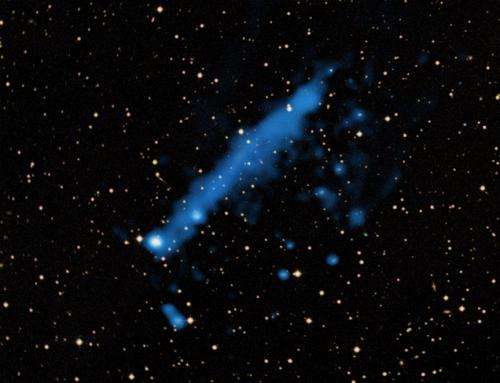 A Pulsar's Mysterious Tail