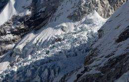 Austrian glaciers shrank dramatically this summer,  principally because of low amounts of snow the preceding winter