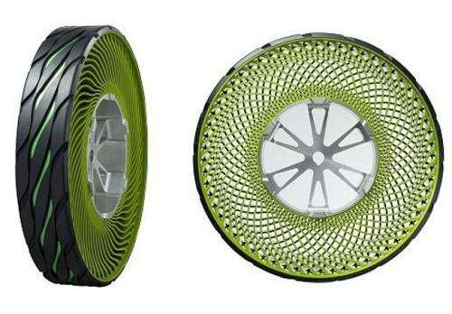 Bridgestone goes airless in tire concept for Tokyo show