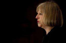 British Home Secretary, Theresa May, will meet Facebook and Twitter representatives