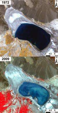 China's shrinking lakes