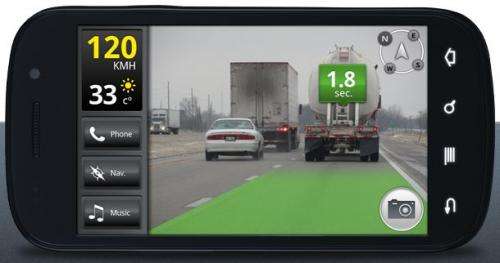 iOnRoad: An augmented reality app that makes driving safer